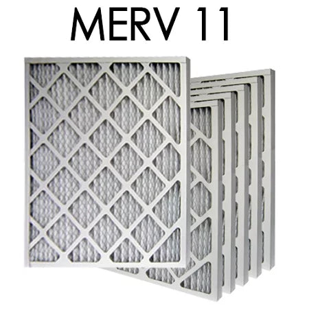 15x20x1 MERV 11 Pleated Air Filter 6PK | 14.5x19.5x.75 - Actual Sizeize