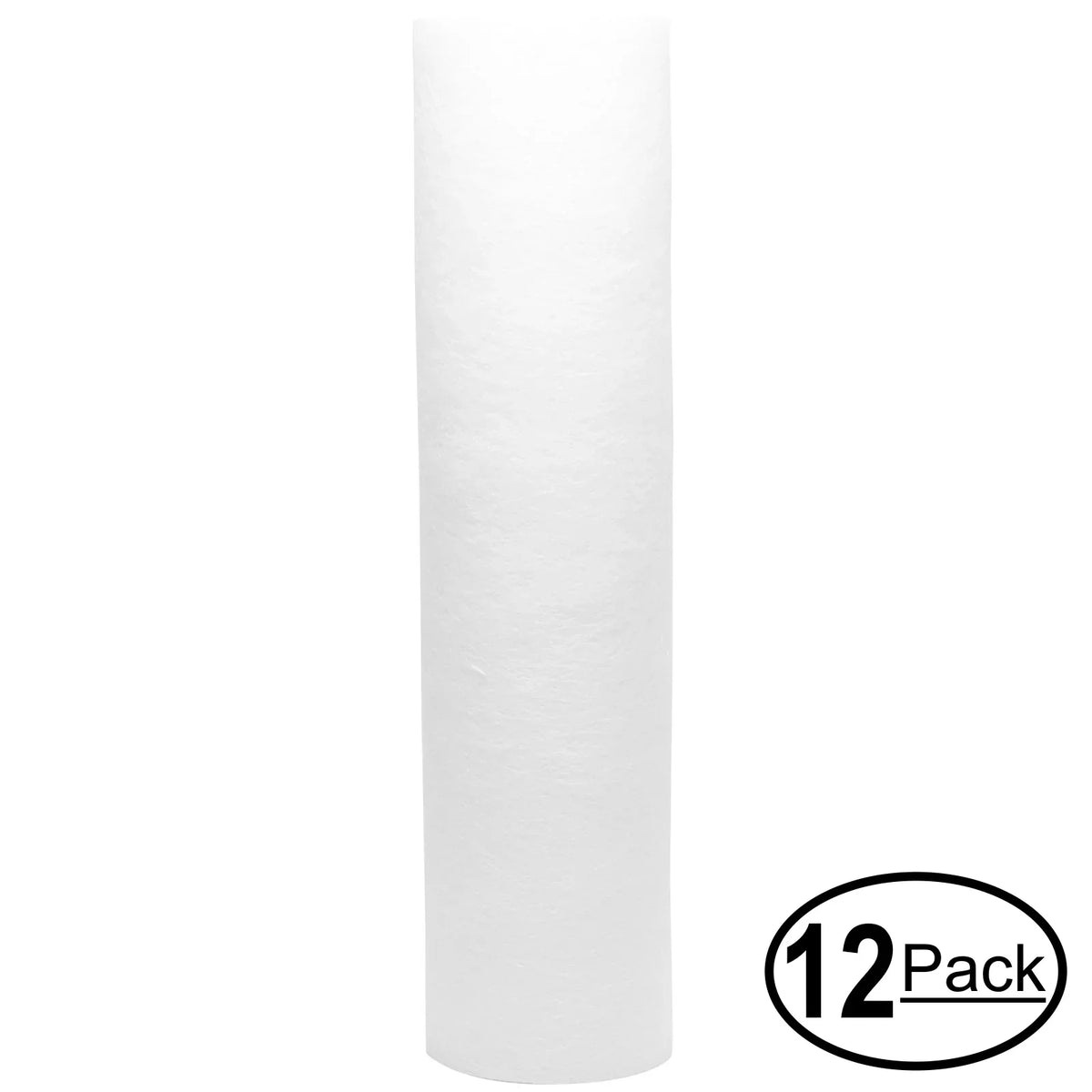 12-Pack Replacement for Aqua Pure AP102T Polypropylene Sizeediment Filter - Universal 10-inch 5-Micron Cartridge for Aqua Pure AP102T Residential Whole House Water Filter - Denali Pure Brand