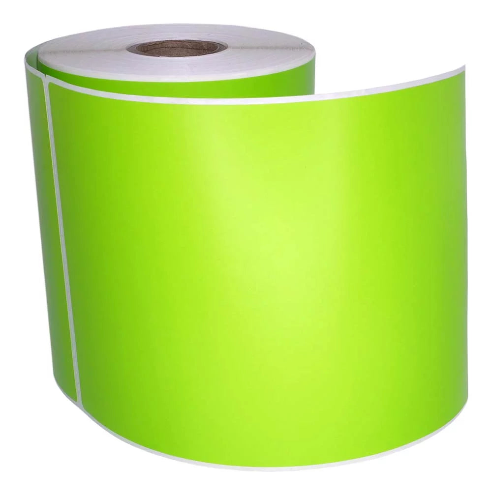 15 Rolls 4"x6" GREEN Color Direct Thermal Sizehipping Label Compatible with Zebra Eltron Printers