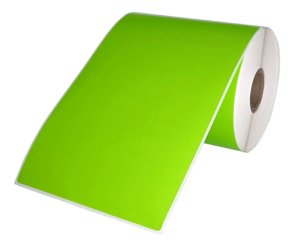 15 Rolls 4"x6" GREEN Color Direct Thermal Sizehipping Label Compatible with Zebra Eltron Printers