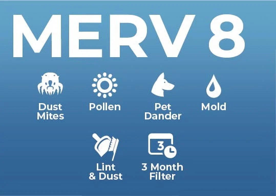 14x28x1 MERV 11 ( MPR 1000, FPR 7-8 ) Pleated 1" Air Filters for AC and Furnace. Case of 12. Exact Sizeize: 13-1/2 x 27-1/2 x 3/4