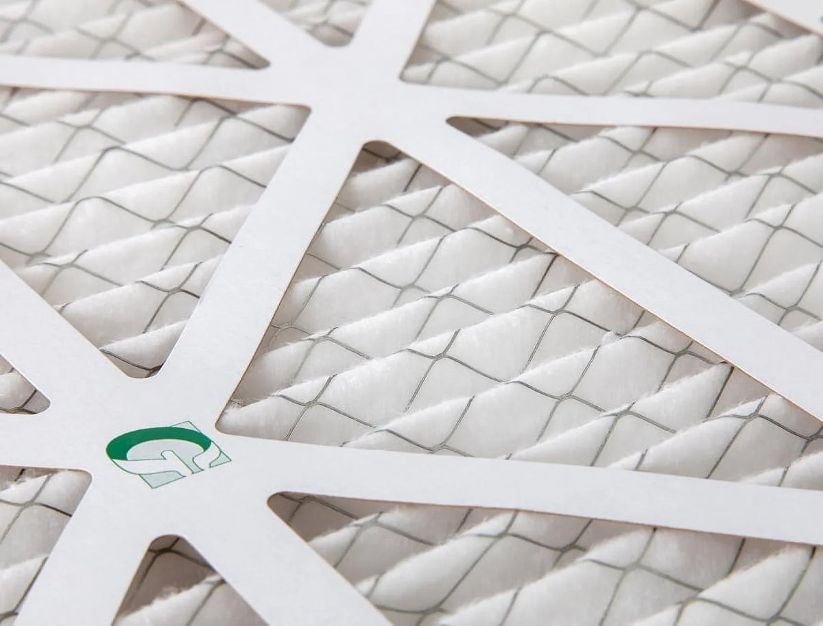 16-3/8 x 21-1/2 x 1 MERV 10 Pleated Air Filters by Glasfloss. Case of 12. Replacement filters for Carrier, Payne, & Bryant.