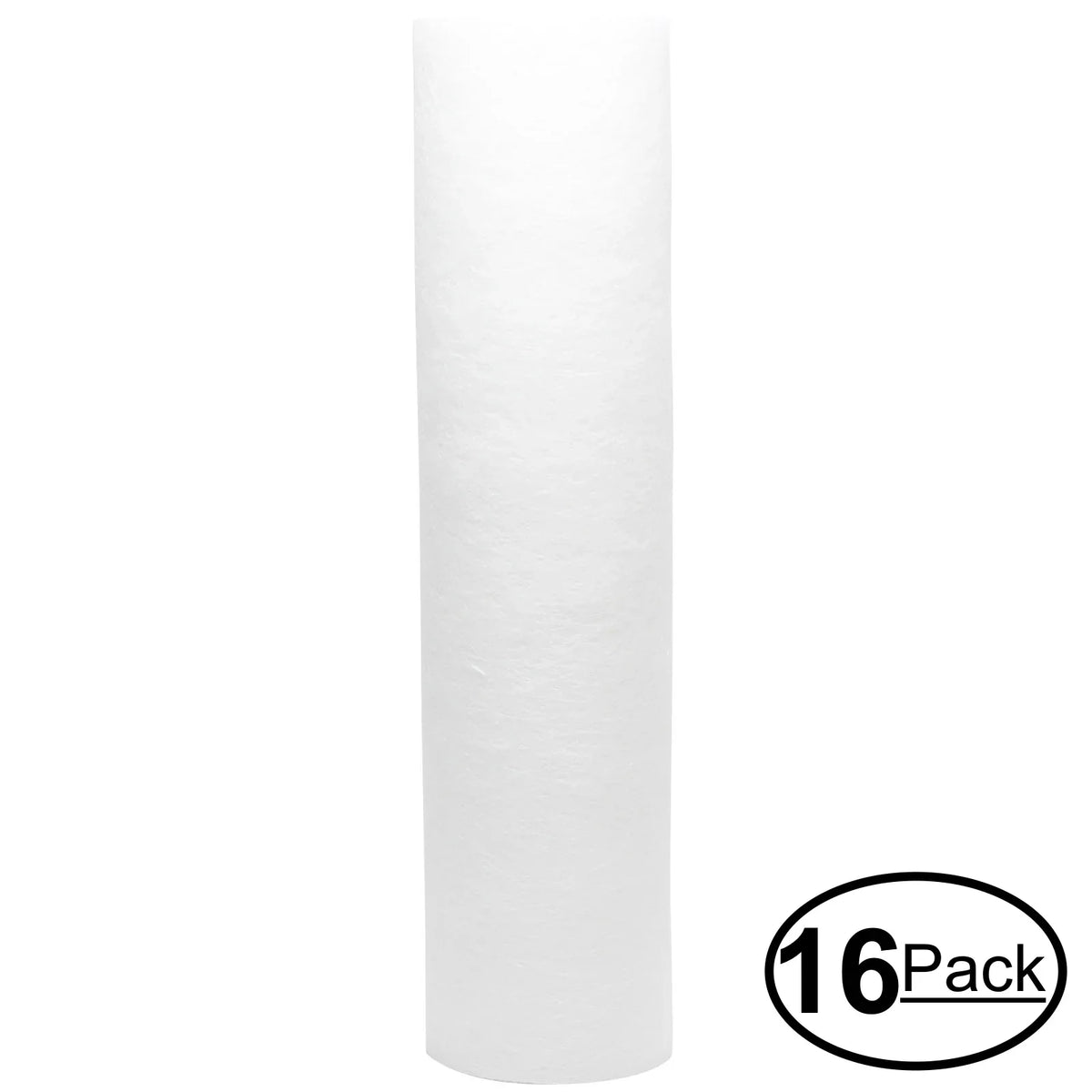 16-Pack Replacement for Captive Purity CP1133 Polypropylene Sizeediment Filter - Universal 10-inch 5-Micron Cartridge for Captive Purity 75 GPD Deluxe RO Filter Sizeystem - Denali Pure Brand